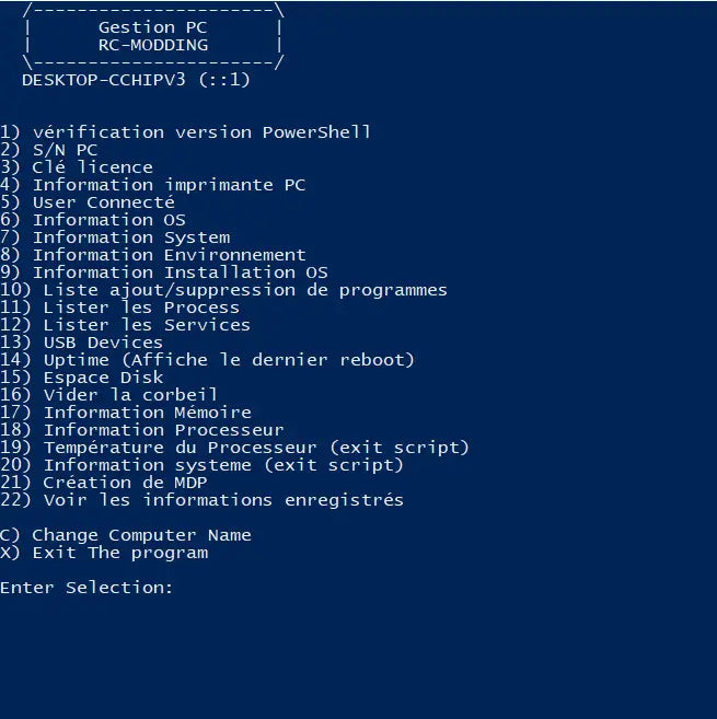Maintenance informatique