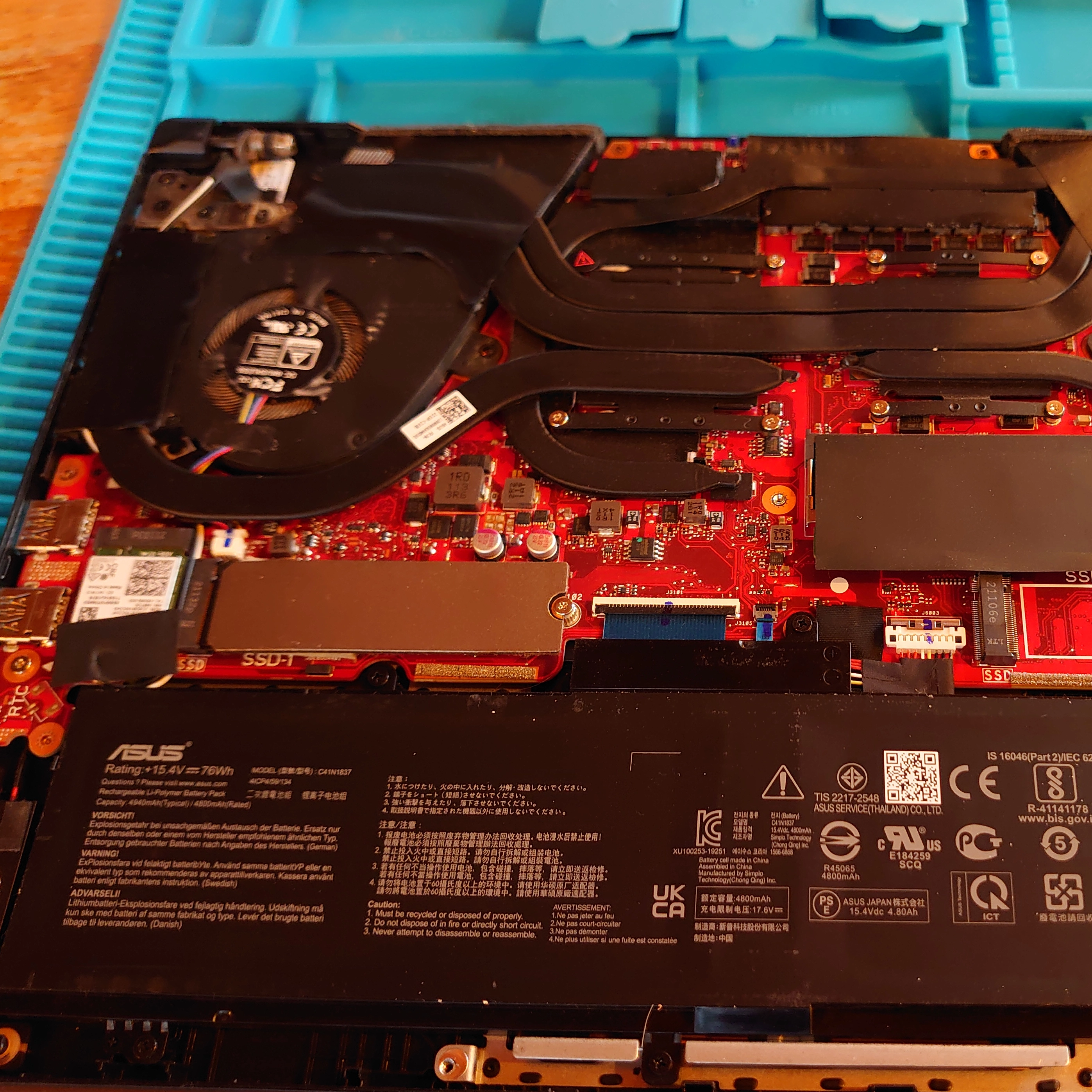 PC Portable ouvert